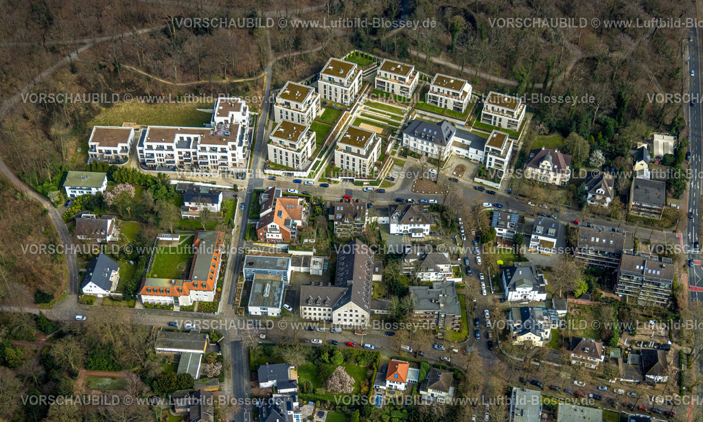 Duisburg240303972 | Luftbild, Wohnquartier Wilhelmshöhe, Wohngebiet Neubau am Waldrand,   Duissern, Duisburg, Ruhrgebiet, Nordrhein-Westfalen, Deutschland, Duisburg-S