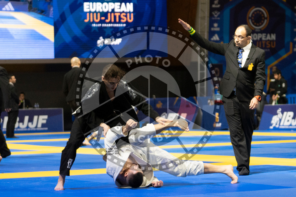20240119PBB1077 | Fighters compete during the IBJJF European Championship in Paris, France, on January 19, 2024.