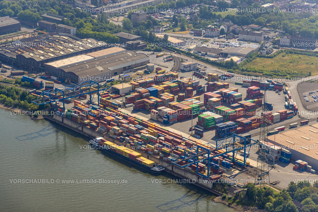 Duisburg220701283 | Luftbild, logport II, Container, Rhein-Ruhr Terminal Gesellschaft am Fluss Rhein, Wanheim-Angerhausen, Duisburg, Ruhrgebiet, Nordrhein-Westfalen, Deutschland