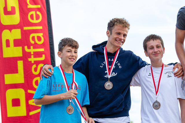 DLRG, Rettungssport, Beach- & Oceanevents, Landesmeisterschaften Freiwasser Rettungssport NRW 2025 14.09.2025 | Kalkar-Wissel, Deutschland - September, 14: Landesmeisterschaften Freiwasser Rettungssport NRW 2025 (Foto: Benedikt Lang (DLRG)) - Realisiert mit Pictrs.com