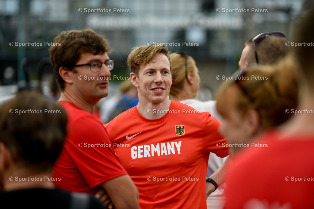 Masters EM - Pescara Eröffnung | Eroeffnungsfeier der Masters Europameisterschaft am 20.09.2023 in Pescara (Italien)

Foto: Kai Peters - Realisiert mit Pictrs.com