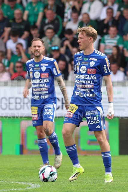 TSV Egger Glas Hartberg vs SK Rapid Wien – Championship Group    | Hartberg, Austria, 19.Apr.26 - SOCCER - ADMIRAL Bundesliga, TSV Egger Glas Hartberg vs SK Rapid Wien. The image shows Benjamin Markus (Hartberg). 