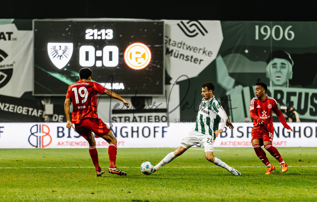 SC Preußen Münster - Fortuna Düsseldorf 1895 | Das ist die Fotodatenbank für authentische Sportfotografie aus Münster: Markus Paletta fotografiert Teams, Sportler:innen, Kinder, Events & Unternehmen. - Realisiert mit Pictrs.com