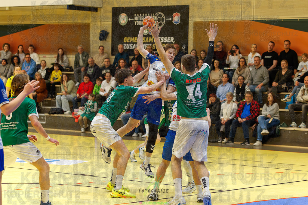 mJC-Regionalliga, Halbfinale Hessenmeisterschaft; HSG Dutenhofen/Münchholzhausen - TSV Pfungstadt | mJC-Regionalliga, Halbfinale Hessenmeisterschaft; HSG Dutenhofen/Münchholzhausen - TSV Pfungstadt am 15.03.2025 in Münchholzhausen (Sporthalle Münchholzhausen)Photo © 2025 - Jörg Heinrich - Realisiert mit Pictrs.com