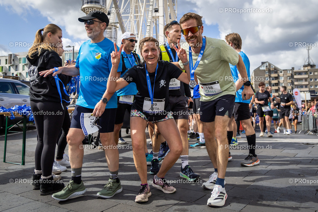 44. Kölner Brückenlauf; Koeln, 14.09.25 | Impressionen vom 44. Kölner Brückenlauf am 14.09.25 am Schokoladenmuseum in Koeln. Foto: BEAUTIFUL SPORTS/Leah Kohring