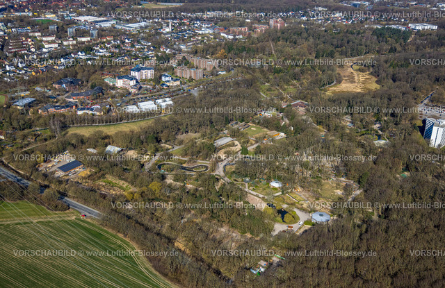 Dortmund250300667 | Luftbild, Zoo Dortmund am Rombergpark-Lücklemberg, Dortmund, Ruhrgebiet, Nordrhein-Westfalen, Deutschland