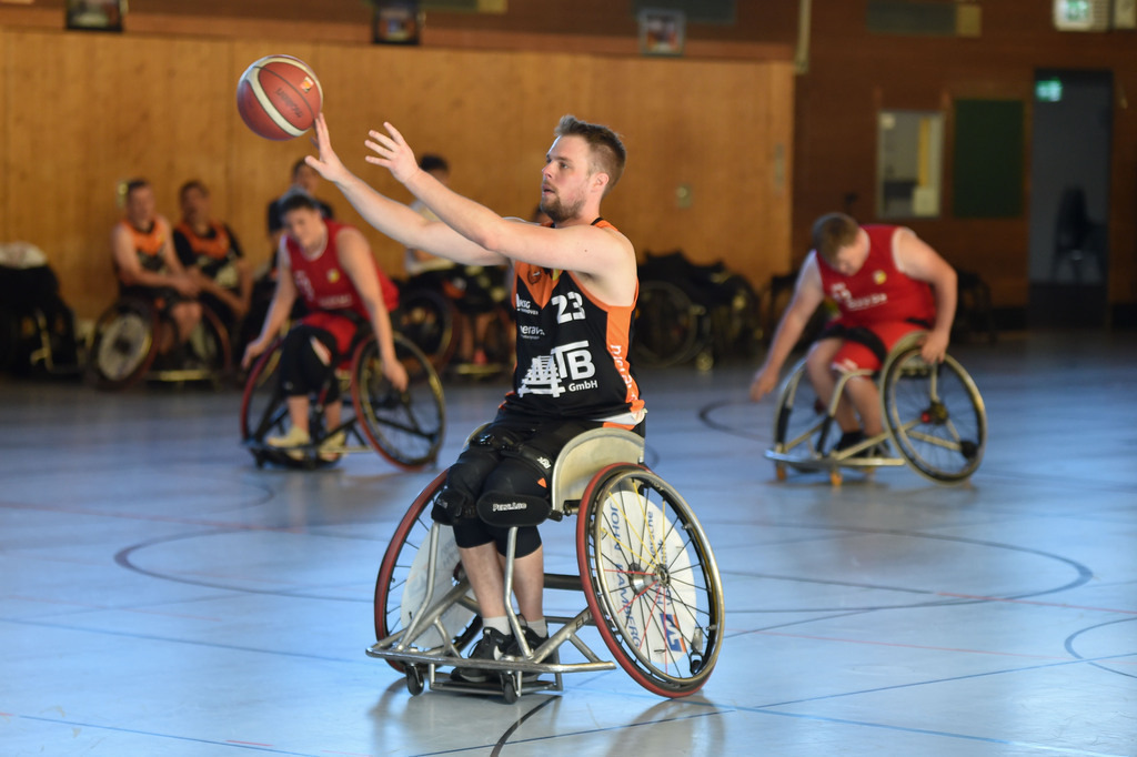 2024-10-26-0477 | RSKV Tuebingen vs. Hannover United 2, Rollstuhlbasketball, 2. Bundesliga Sued, 3. Spieltag, Saison 2024/2025, 26.10.2024, Foto: Ralph Kunze - Realisiert mit Pictrs.com