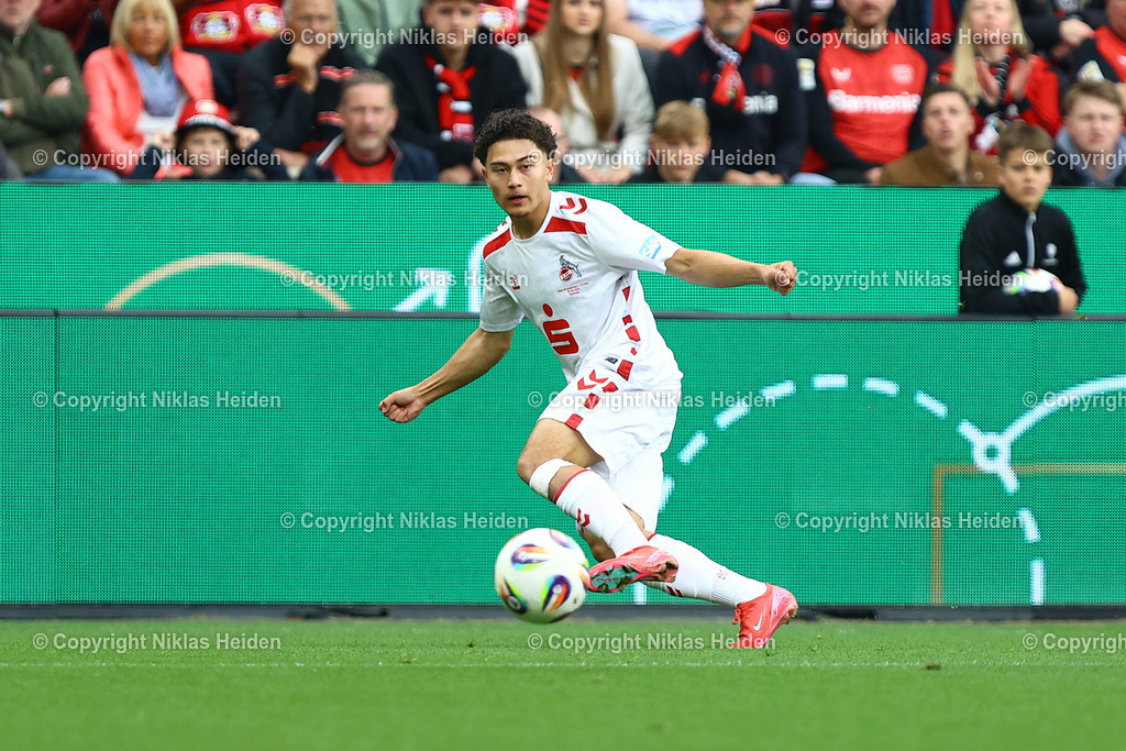 NH_Bayer04LeverkusenU19_1FCKölnU19_U19DFBNachwuchsliga_18052025 | #7 Justin Kai von der Hitz (1. FC Köln U19)Fußball I Junioren I U19 DFB-Nachwuchsliga I Saison 2024-2025 I Deutsche Meisterschaft U19, Finale I Bayer 04 Leverkusen U19 - 1. FC Köln U19 I 18.05.2025 I BayArena