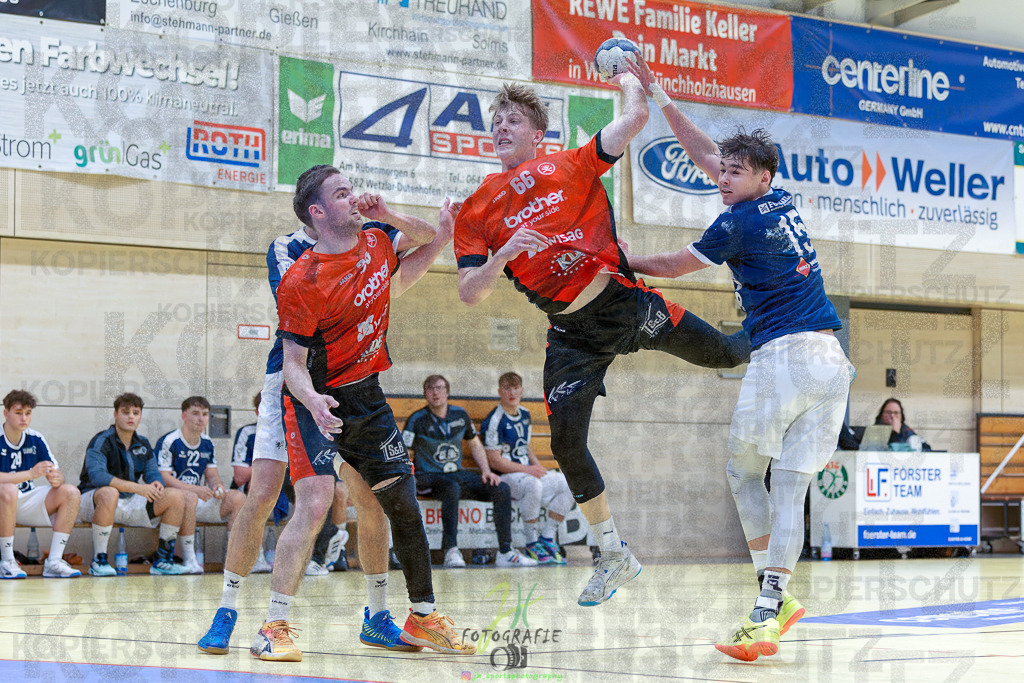 Jugendbundesliga A-Jugend; HSG Dutenhofen/Münchh. - HSG Rodgau Nieder-Roden | Jugendbundesliga A-Jugend; HSG Dutenhofen/Münchh. - HSG Rodgau Nieder-Roden am 07.12.2024 in Dutenhofen (Sporthalle Dutenhofen)Photo © 2024 - Jörg Heinrich - Realisiert mit Pictrs.com