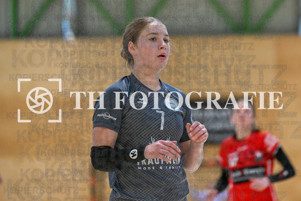 GER, SG Maulburg/Steinen - HB Kinzigtal, Frauen-Handball, Oberliga Suedbaden, 21. Spieltag, Saison 2024/2025, 06.04.2025 | Lena Marie Hlawarschek (SG Maulburg/Steinen, #07)GER, SG Maulburg/Steinen - HB Kinzigtal, Frauen-Handball, Oberliga Suedbaden, 21. Spieltag, Saison 2024/2025, 06.04.2025Foto: TH Fotografie/Thomas Hess