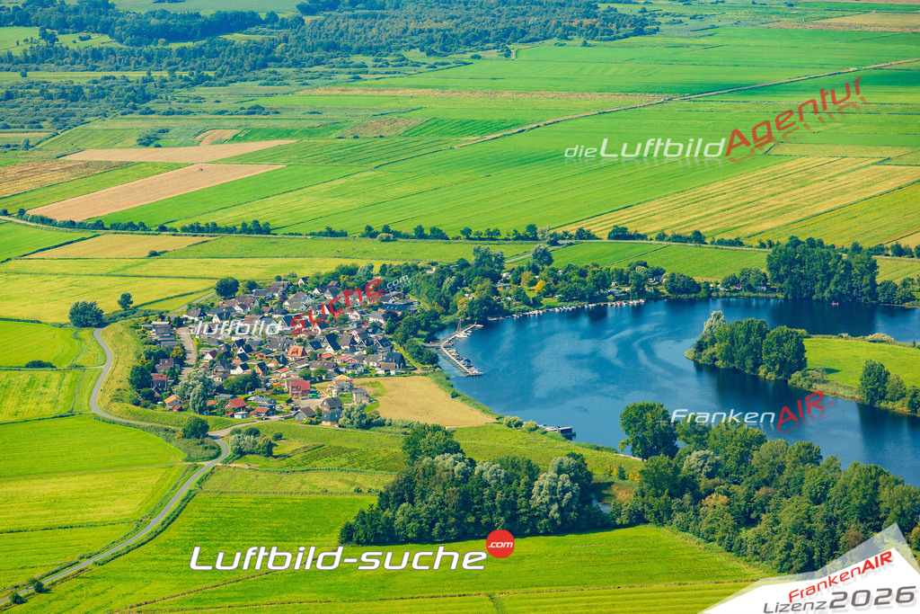 Horst hafen Hennstedt Bild- Das Luftbild wurde 2025 vom UL-Flugzeug heraus erstellt ( keine Drohne bzw. Drohnenaufnahme ) - Hochauflösende Luftaufnahme -Nicht vergleichbar mit Google Maps oder Satelittenbilder- Die Geschenkidee !Mit Lizenz und Bildrechte bestellbar - CC