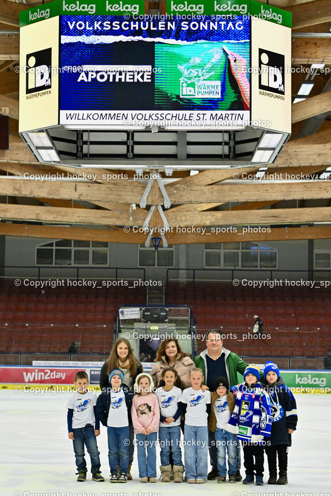 EC IDM WÄRMEPUMPEN VSV vs. Vienna Capitals | Volksschule Spiel, EC IDM WÄRMEPUMPEN VSV vs. Vienna Capitals, EC IDM WÄRMEPUMPEN VSV vs. Vienna Capitals am 16.11.2025 in Villach (Stadthalle Villach), Austria, (Photo by Bernd Stefan)