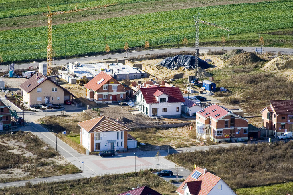 Luftbild: Am Höhenweg in Kandel im Bundesland Rheinland-Pfalz in Deutschland. Foto: IMG_8820.jpg vom 05.11.2007 durch Werner Riehm/FLY-FOTO.de