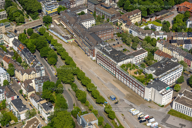 Essen220502451 | Luftbild, Stoffmarkt Essen Parkplatz, Messeparkplatz P2 am Girardethaus, Essen-Rüttenscheid, Essen, Ruhrgebiet, Nordrhein-Westfalen, Deutschland