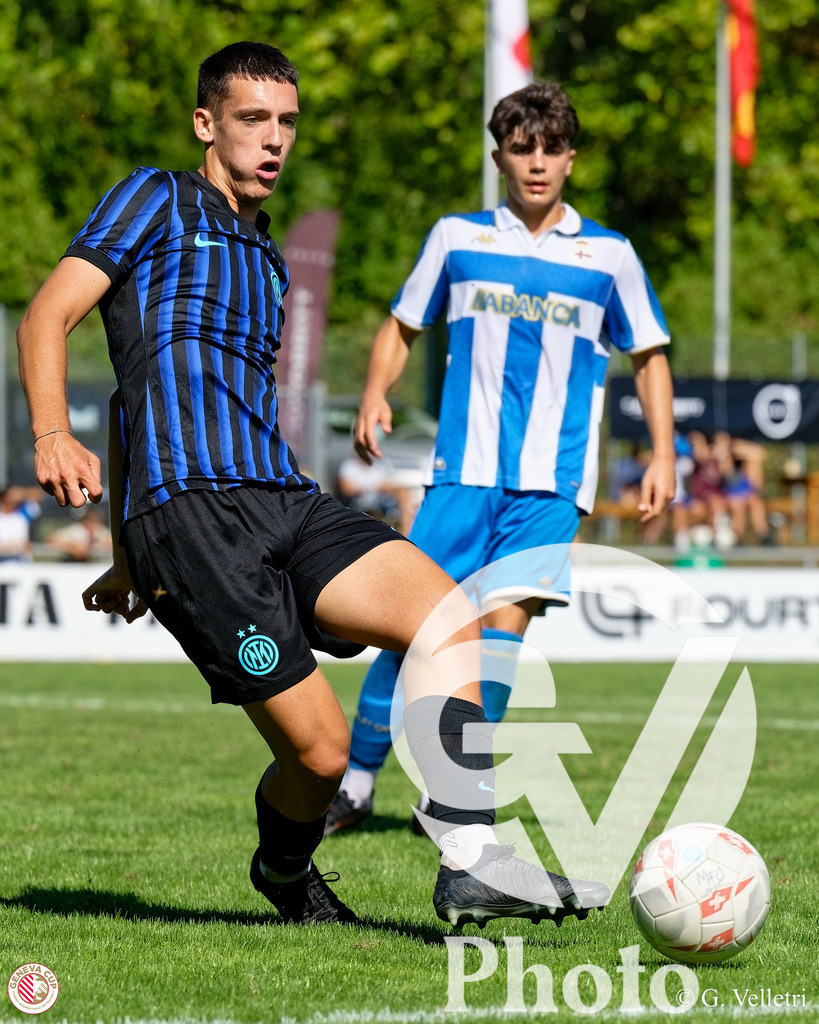 GenevaCup 3-4 - RC Deportivo v FC Inter Milan | during the GenevaCup 3-4 match between RC Deportivo and FC Inter Milan at Stade des Arberes in Meyrin, Switzerland
