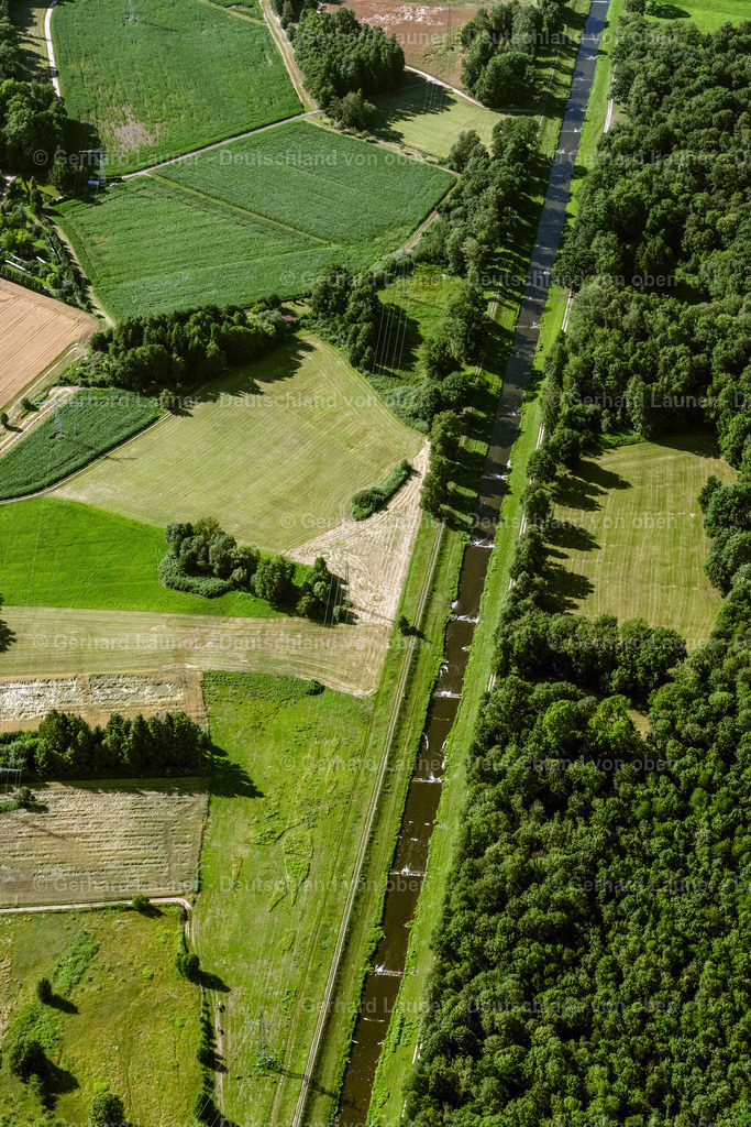 4034087 | MARCH 30.06.2020 Kanalverlauf und Uferbereiche des Verbindungs- Kanales Dreisam in March im Bundesland Baden-Württemberg, Deutschland. // Canal course and shore areas of the connecting canal Dreisam in March in the state Baden-Wuerttemberg, Germany. Foto: Gerhard Launer