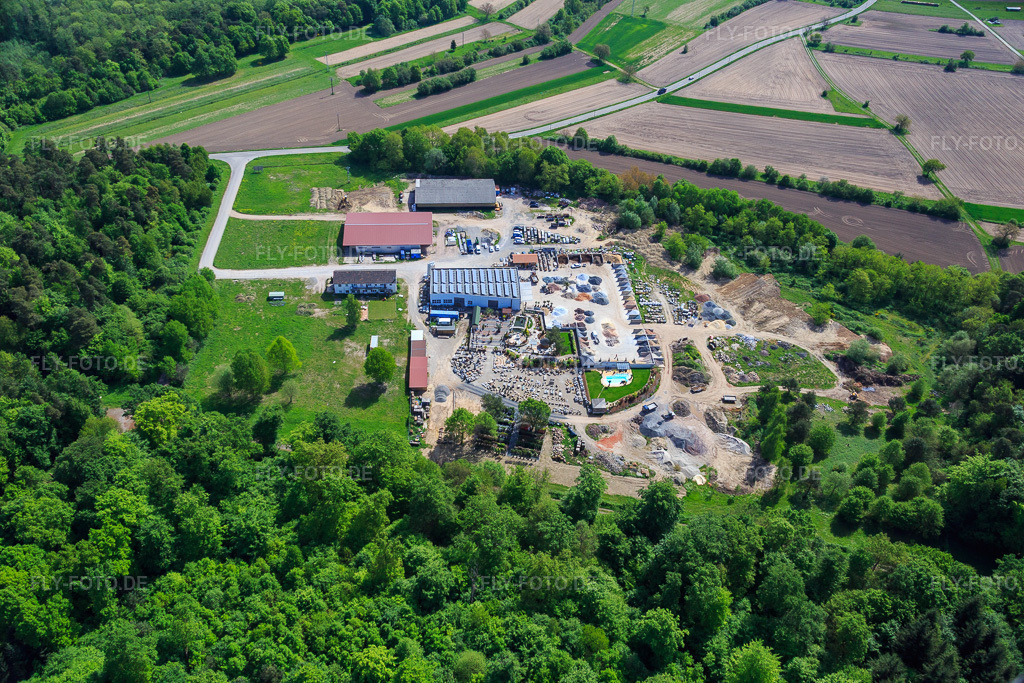 Luftbild: Palatinum Landschafts u. Gartendesign in Hagenbach im Bundesland Rheinland-Pfalz in Deutschland. Foto: IMG_078394.jpg vom 08.05.2015 durch Werner Riehm/FLY-FOTO.dePalatinum