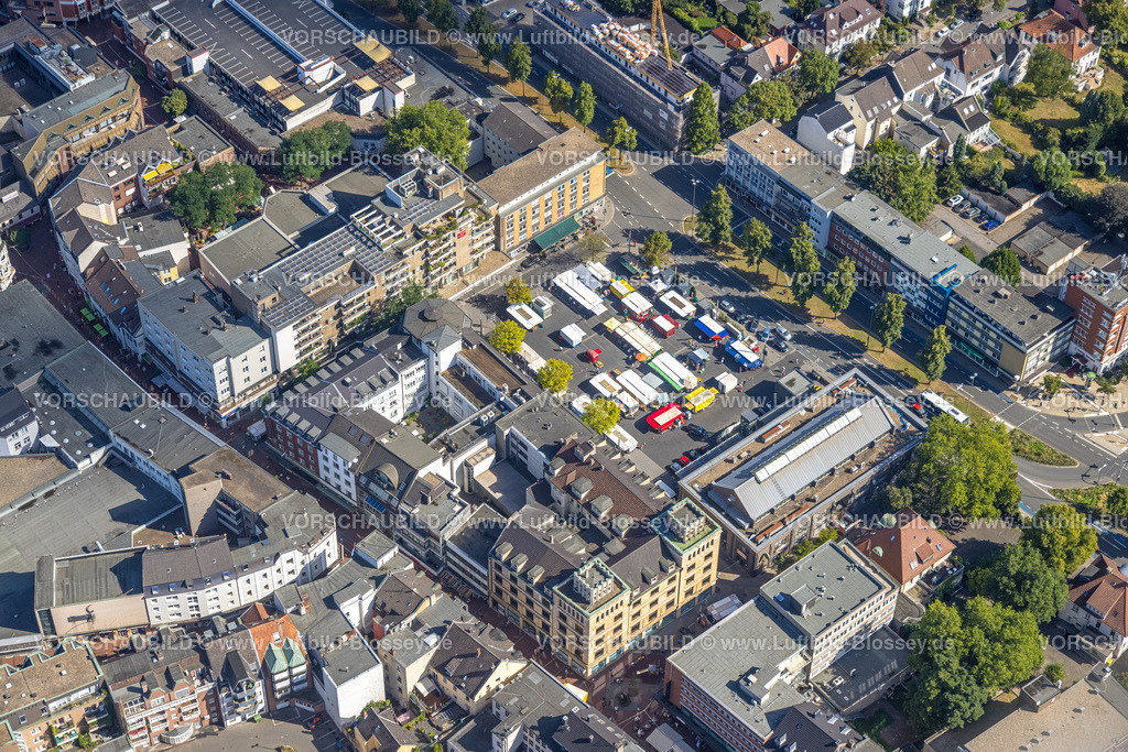 Gelsenkirchen220801799Buer | Luftbild, Springermarkt Marktstände, Buer, Gelsenkirchen, Ruhrgebiet, Nordrhein-Westfalen, Deutschland