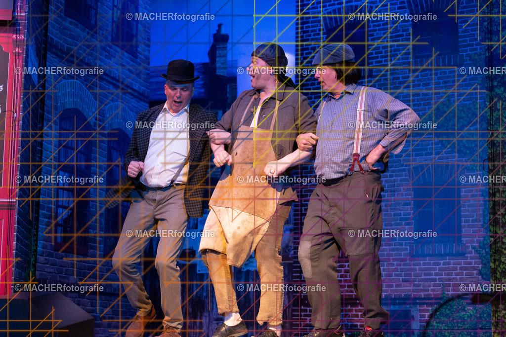 087_MFL-2025 | Portraitbilder von Regisseur; Darsteller; Techniker; Maske; Kostüme; Chor; Musiker; Bilderserie der Generalprobe und der Premierenvorstellung, Szenenbilder; Ausdrucksstudien; Bühnenüberblick; Bühnenkulissen; Pressefotos inkl. Redaktionsfoto Darstellergruppe.