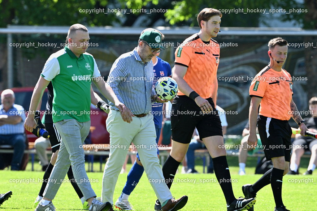 SV Donau vs. Union Matrei | Christoph Günter Messner Referee, Christof Perchtold Referee, Gemeinderat Klagenfurt Manfred JANTSCHER, SV Donau vs. Union Matrei, SV Donau vs. Union Matrei am 03.05.2026 in Klagenfurt (Sportplatz Donau), Austria, (Photo by Bernd Stefan)