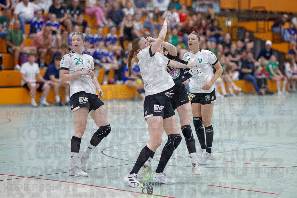 Quali-Turnier JBL wJA; Frisch Auf Göppingen - HC Rödertal | Quali-Turnier JBL wJA; Frisch Auf Göppingen - HC Rödertal am 31.05.2025 in Oberkleen (Weidig-Halle)Photo © 2025 - Jörg Heinrich - Realisiert mit Pictrs.com