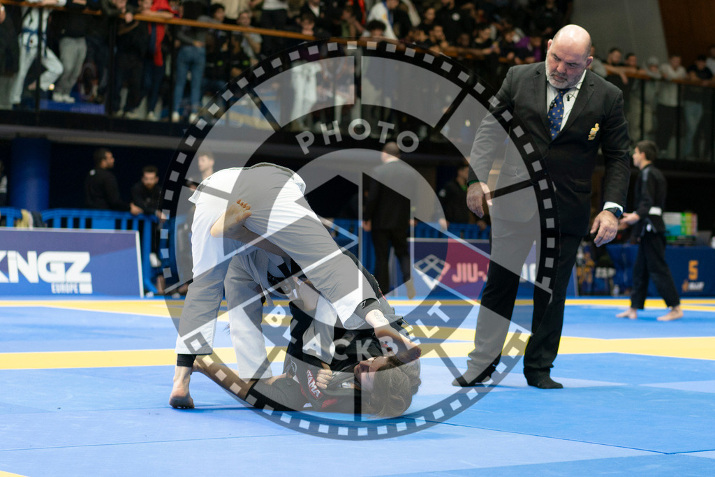 20240119PBB2730 | Fighters compete during the IBJJF European Championship in Paris, France, on January 19, 2024.
