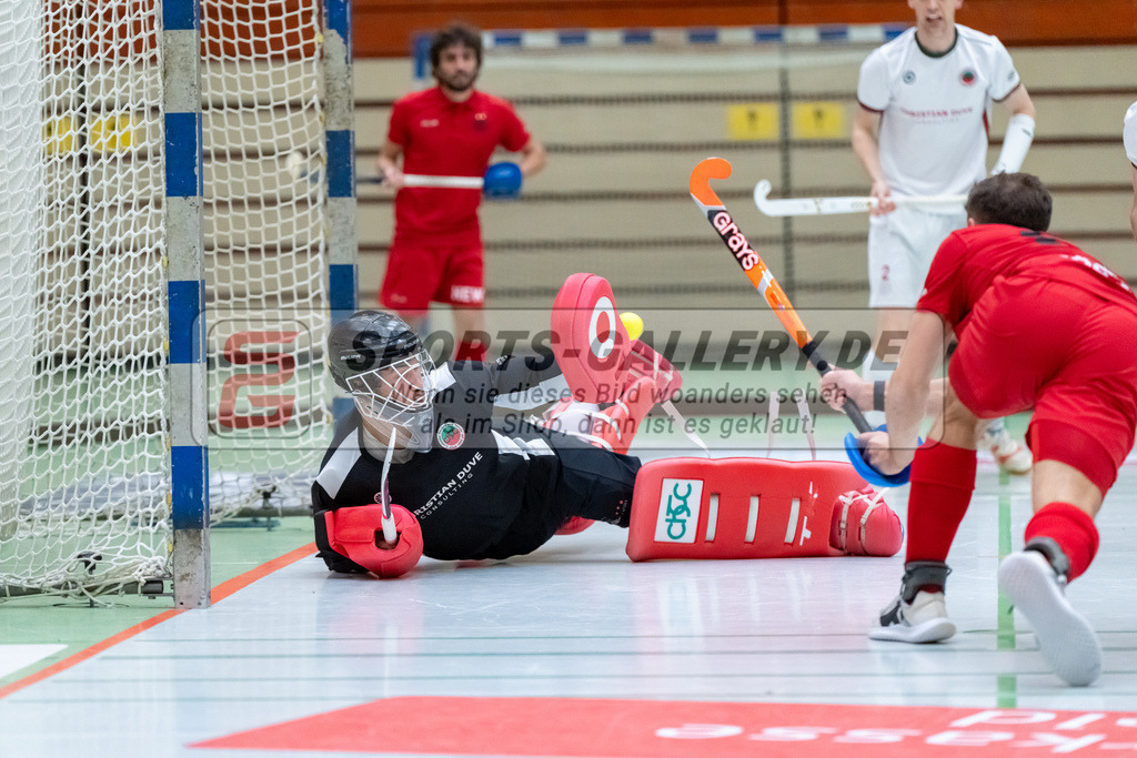 HK_20241220_100545 | 1. Bundesliga Halle Herren Crefelder HTC - Gladbacher HTC am 20.12.2024 Halle Glockenpitz, Krefeld ,