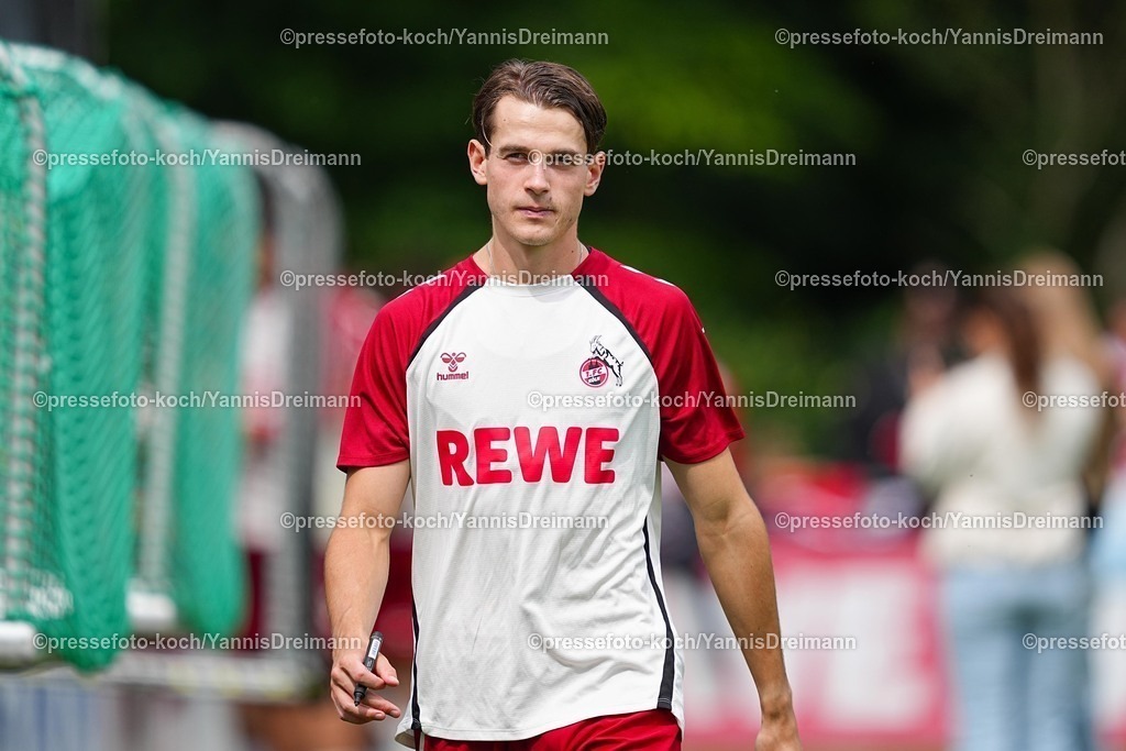 xYDR07072501048 | 07.07.2025, xydrx, Fußball, Trainingsauftakt, 1.FC Köln, Geißbockheim: Jakub Kaminski (FC Köln)