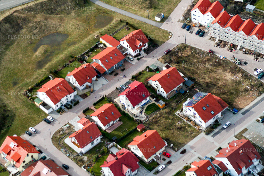Luftbild: Neubaugebiet An der Reitschule in Wörth am Rhein im Bundesland Rheinland-Pfalz in Deutschland. Foto: IMG_1034.jpg vom 19.02.2006 durch Werner Riehm/FLY-FOTO.de
