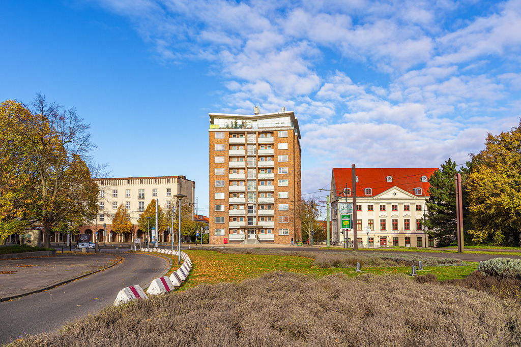 Häuser am Neuen Markt in der Hansestadt Rostock im Herbst | Häuser am Neuen Markt in der Hansestadt Rostock im Herbst.