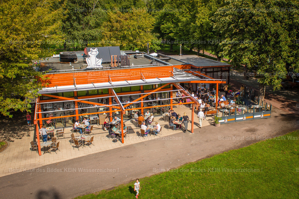 Magdeburg Stadtpark LeFrog Luftbild-9745 | Gaststätte Le Frog im Stadtpark - Realisiert mit Pictrs.com