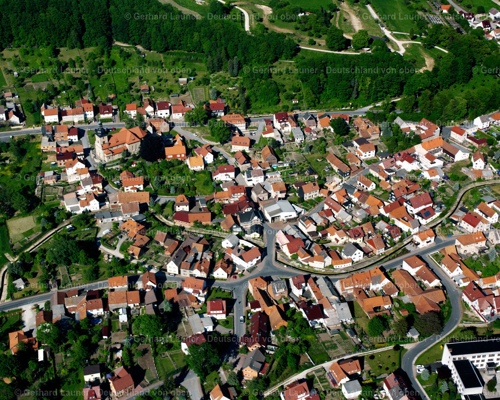 2634579 | GEISLEDEN 09.06.2006 Stadtansicht des Innenstadtbereiches  in Geisleden im Bundesland Thüringen, Deutschland // City view on down town  in Geisleden in the state Thuringia, Germany Foto: Gerhard Launer