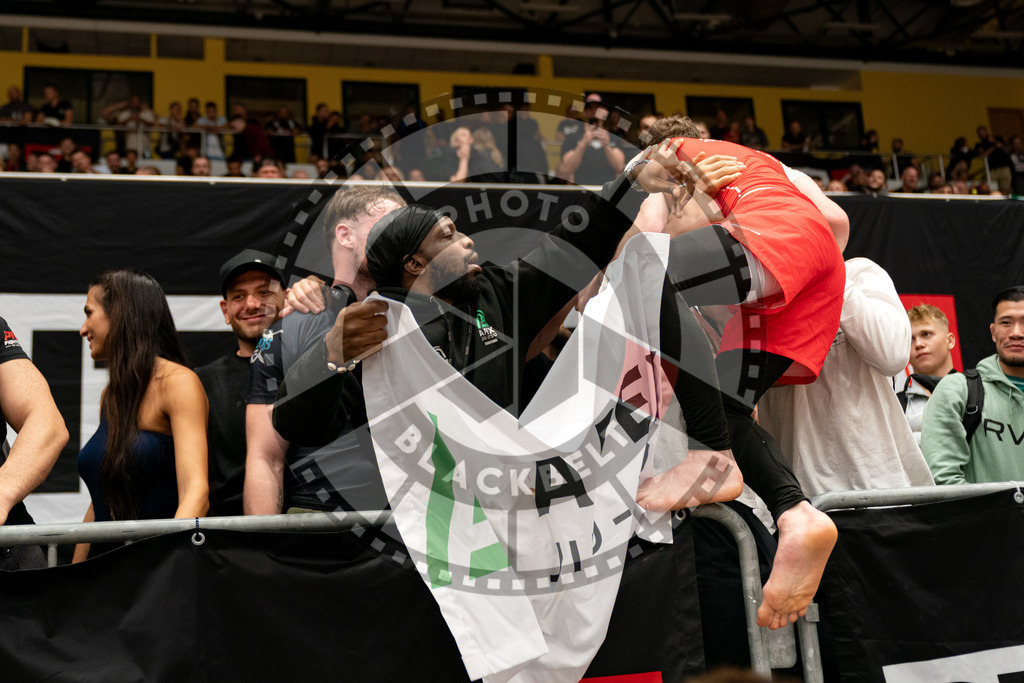 20230916PBB7518 | Fighters compete during the grappling tournement ADCC Trials (European, Middle East and African Championship) in Warsaw, Poland, on September 16, 2023.