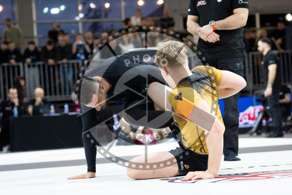 20260214PBB0449 | Fighters compete during the ADCC European Trials  competition day 1 in Belgrade, Serbia, on February 14, 2026.