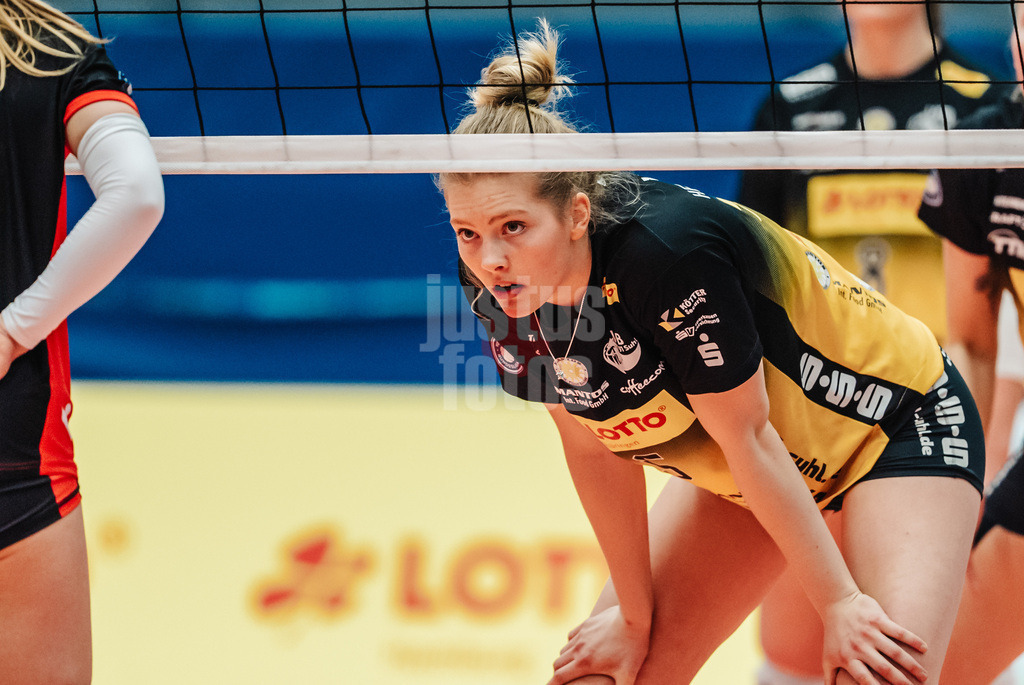 Volleyball | Frauen | Saison 2025/2026 | Volleyball Bundesliga | ETV Hamburger Volksbank Volleys vs. VfB Suhl LOTTO Thüringen | 07.03.2026 | Hannah Hartmann (#5, VfB Suhl LOTTO Thüringen)
