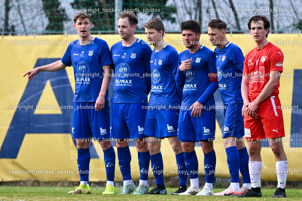 KAC 1909 vs. Union Matrei | #27 Hannes Wibmer Union Matrei, #19 Luca Jakob Blassnig Union Matrei, #9m##31 Jonathan Panzl Union Matrei, #11 Maximilian Walter Grochar KAC 1909, KAC 1909 vs. Union Matrei, KAC 1909 vs. Union Matrei am 21.03.2026 in Klagenfurt (Sportplatz KAC), Austria, (Photo by Bernd Stefan)