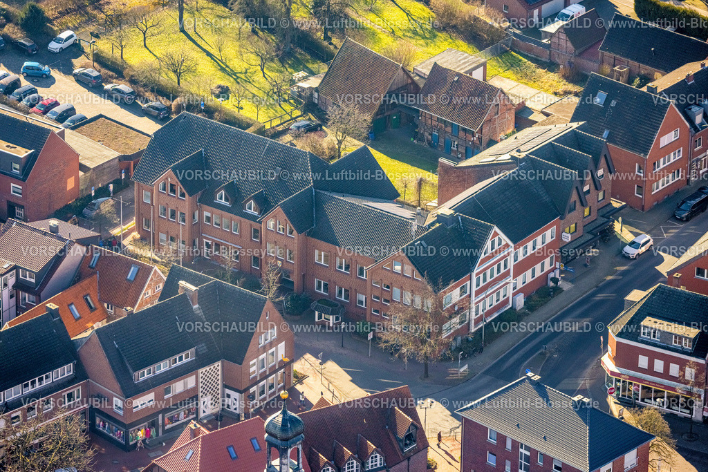 Nordkirchen230206275 | Luftbild, Rathaus, Nordkirchen, Münsterland, Nordrhein-Westfalen, Deutschland