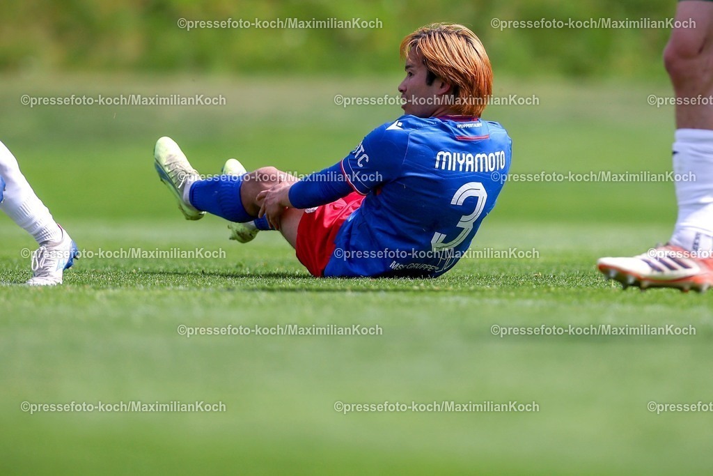 WSV02052601049 | 02.05.2026, Fußball, RL West, Wuppertaler SV - FC Gütersloh, Regionalliga Herren, 32. Spieltag, Stadion am Zoo in Wuppertal, Saison 2025 2026: Toshiaki Miyamoto&nbsp;(Wuppertaler SV #03) enttäuscht Enttäuschung liegt auf dem Spielfeld  DFB regulations prohibit any use of photographs as image sequences and or quasi-video.