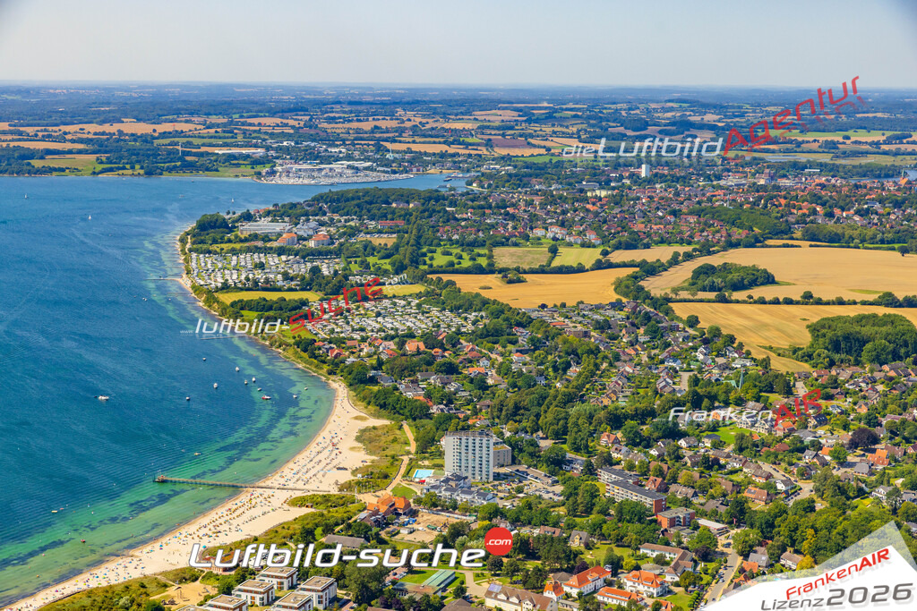 Luftaufnahme Pelzerhaken Neustadt in Holstein - Die Luftaufnahme wurde 2025 vom UL-Flugzeug heraus erstellt ( ohne Drohne ) - Hochauflösende Luftaufnahme - für professionelle Ausdrucke geeignet. Die Geschenkidee !Mit Lizenz und Bildrechte bestellbar