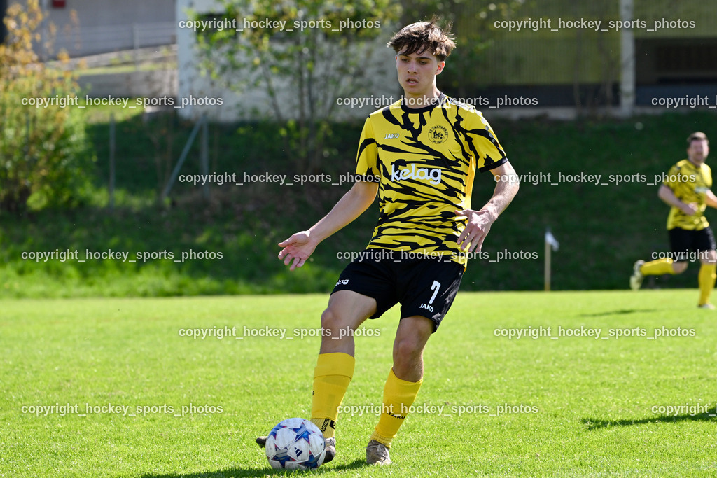 SC Magdalen vs. FC Faakersee | #7 Felix Michael Bachlechner FC Faakersee, SC Magdalen vs. FC Faakersee, SC Magdalen vs. FC Faakersee am 14.04.2024 in Villach (Sportplatz St. Magdalen), Austria, (Photo by Bernd Stefan)