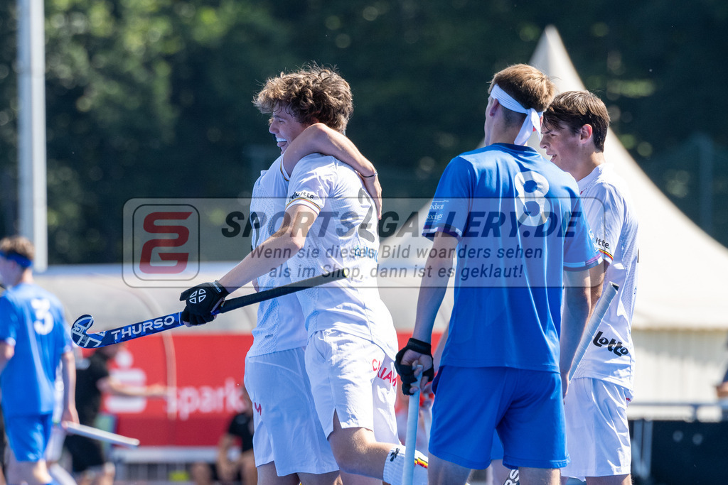 SFE_20230708_0056 | EuroHockey EM U18 Boys Belgium vs Scotland am 08.07.2023 in Krefeld (Gerd-Wellen-Hockeyanlage), Photo: Stephan Fehrmann 2023 (Sports-Gallery)