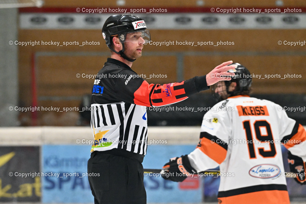 EC Spittal Hornets vs. USC Piraten Velden 7.2.2024 | OREL Stephan Referee
