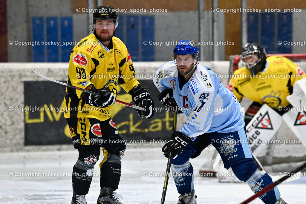 EC Spittal Hornets vs. ESC Steindorf 28.10.2023 | #98 Thalhammer Dominic, #57 Wilfan Franz