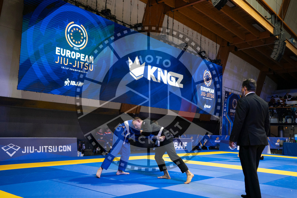20240119PBB1187 | Fighters compete during the IBJJF European Championship in Paris, France, on January 19, 2024.