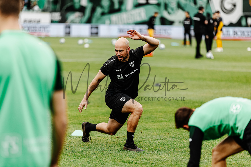 3. Liga, Saison 2023/24, 31. Spieltag: SC Preußen Münster - Dynamo Dresden | Münster, 30.03.2024: 3. Liga, 31. Spieltag, SC Preußen Münster gegen Dynamo Dresden im LVM-Preußenstadion in Münster. Foto: sportfotografie.ms | Markus Paletta - Realisiert mit Pictrs.com