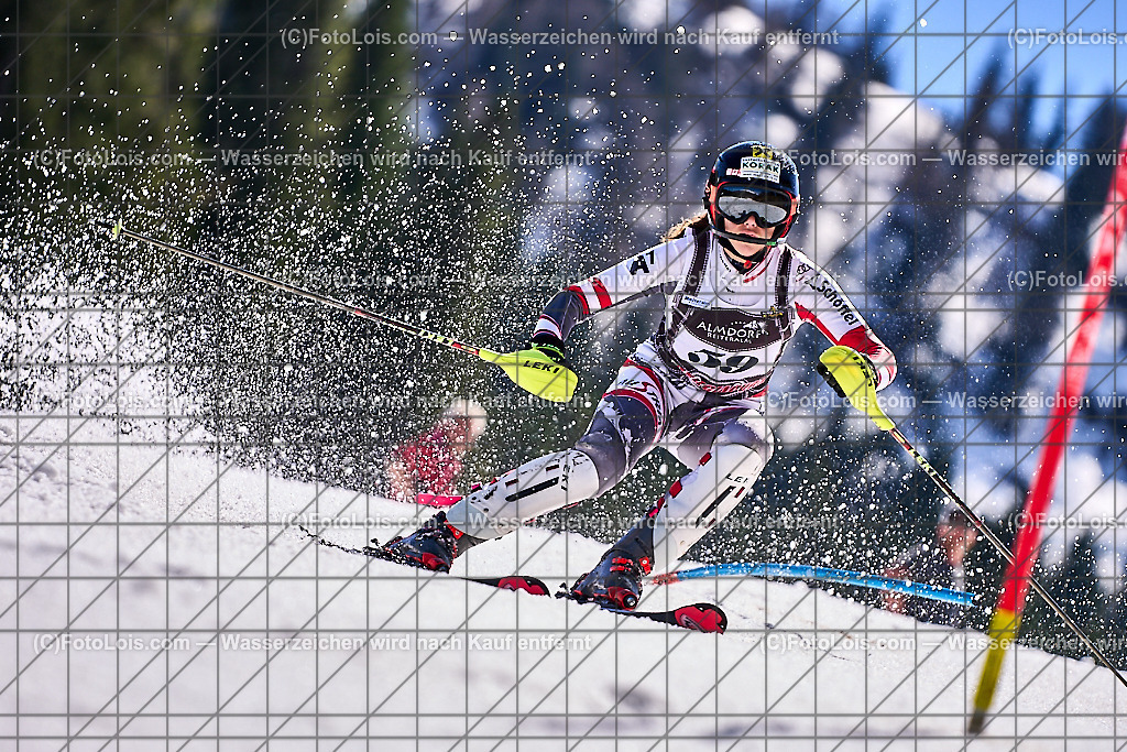 ALP2443_Reiteralm_MASTERS-LM_SL_Korak Sarah | (C)FotoLois.com, Alois Spandl. Steirische MASTERS-Landesmeisterschaften Ski alpin SLALOM mit Wien und Salzburg, Reiteralm, Sa 13. April 2024.
