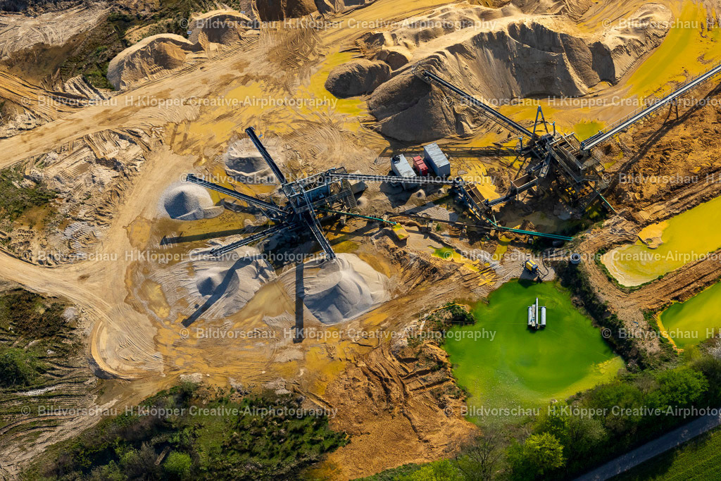 Luftbilder Wegberg-9937 | Luftbild Kies- Tagebau in Wegberg im Bundesland Nordrhein-Westfalen, Deutschland - Realisiert mit Pictrs.com