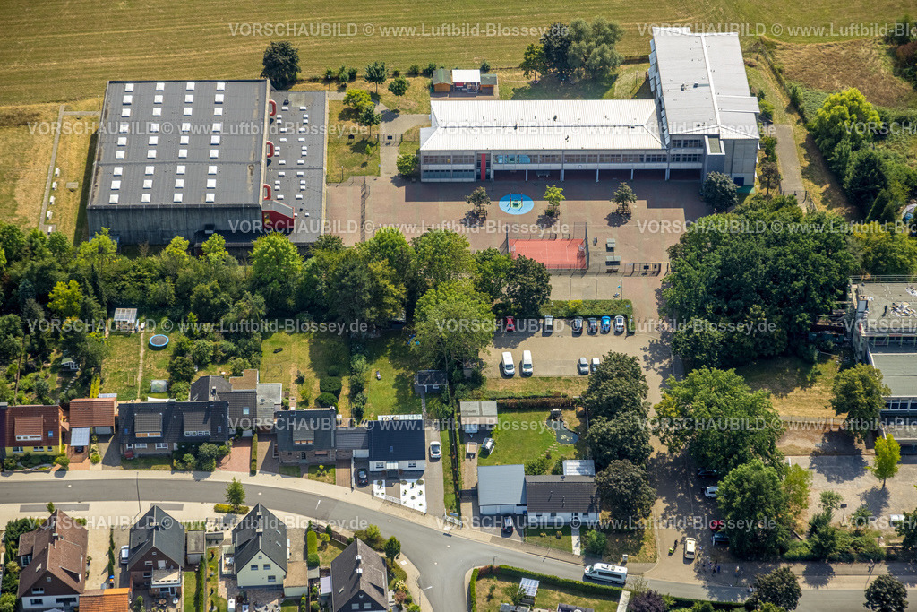 Hamm220809408HerringenPelkum | Luftbild, Alfred-Delp-Schule, Pelkum, Hamm, Ruhrgebiet, Nordrhein-Westfalen, Deutschland