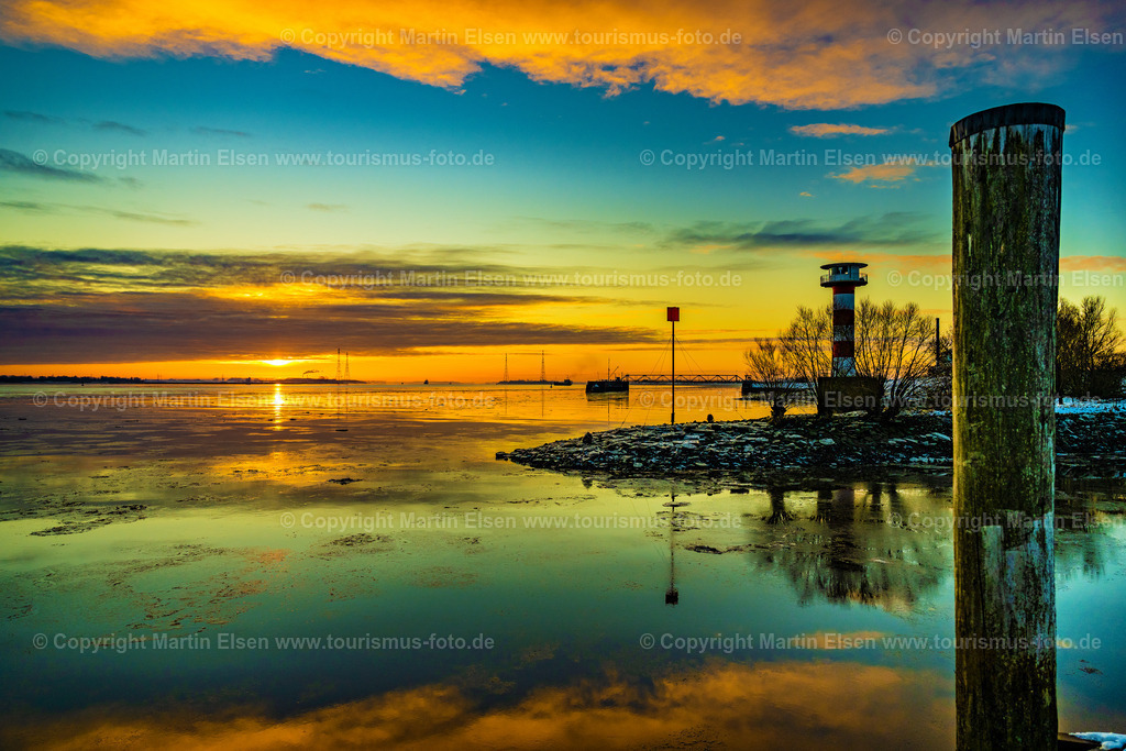 Stade Stadersand Sonnenaufgand Eisgang_ELS_0786110221 | Fotos aus den Touristenorten aus Norddeutschland. - Realisiert mit Pictrs.com