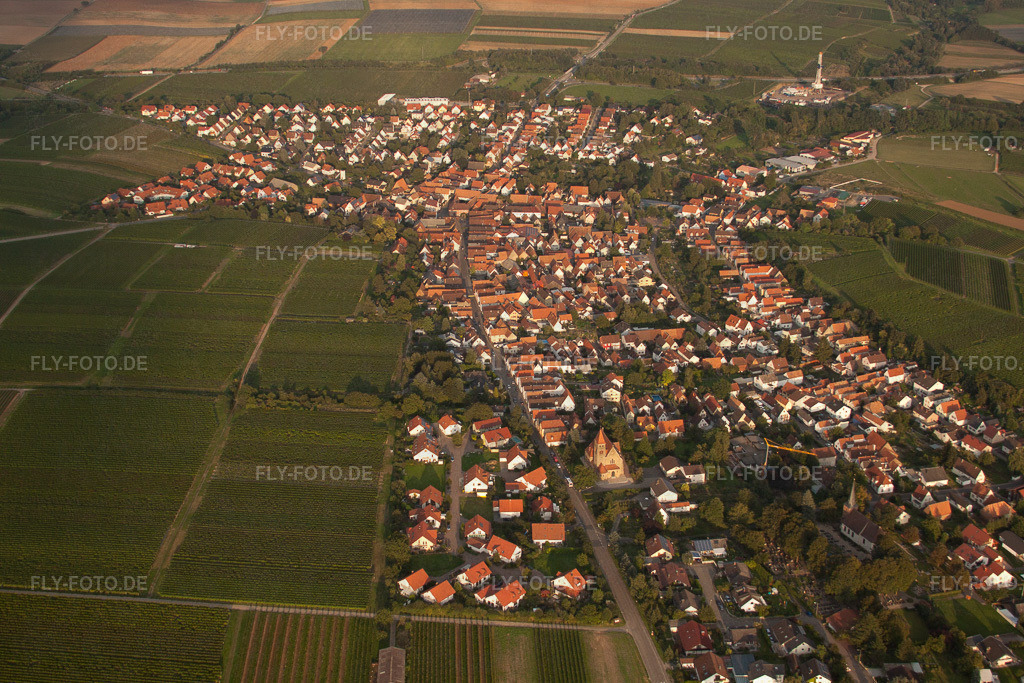 Dorfansicht | Luftbild: Dorfansicht in Insheim im Bundesland Rheinland-Pfalz in Deutschland. Foto: IMG_32927.jpg vom 03.09.2010 durch Werner Riehm/FLY-FOTO.de - Realisiert mit Pictrs.com